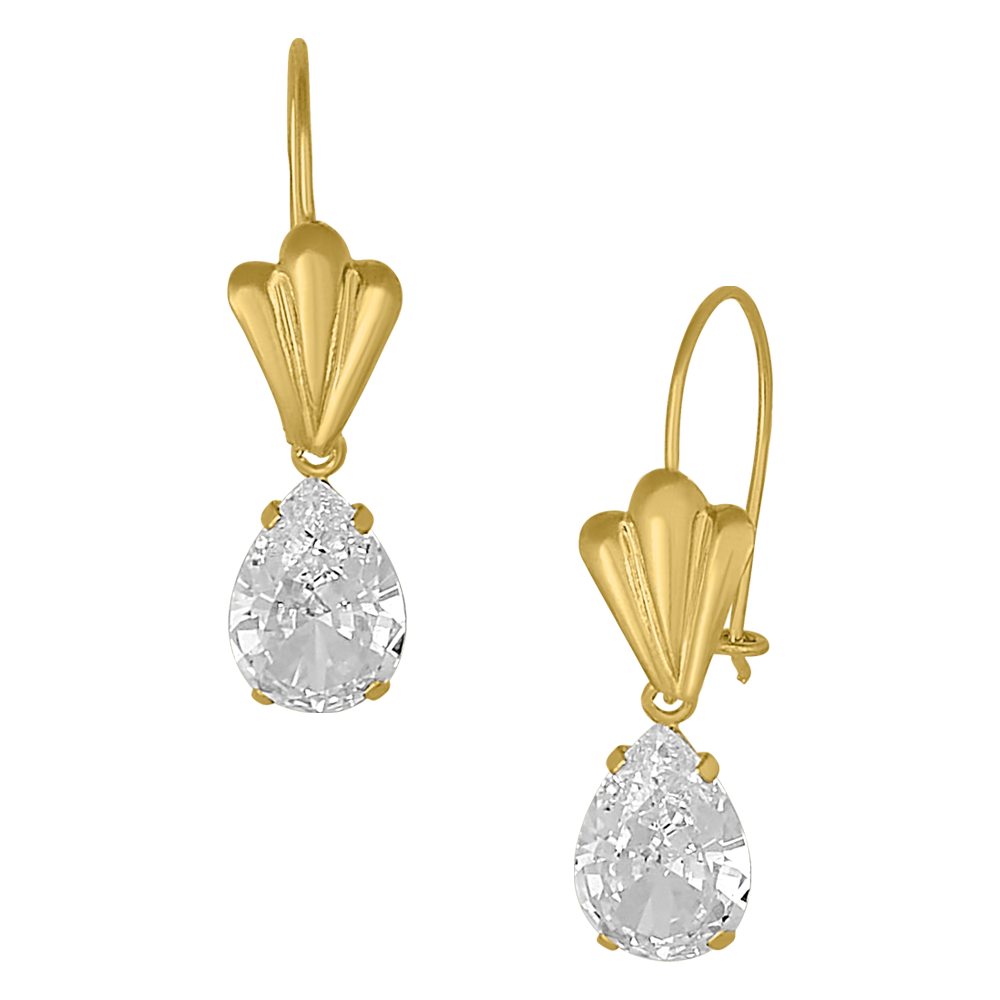 Arete concha con gota