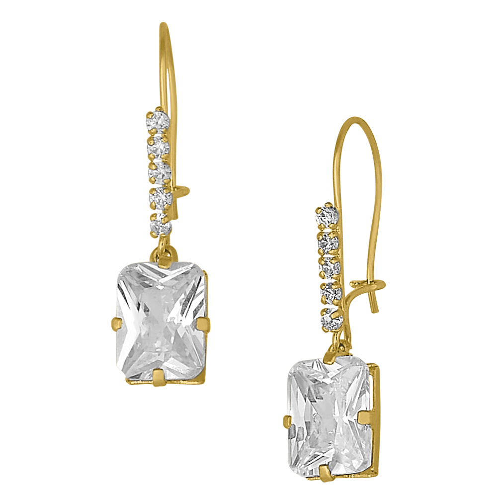 Arete Barrita con octa 8x6