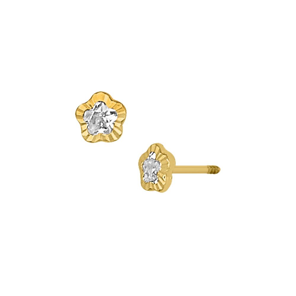Flor bisel 3 diamantado