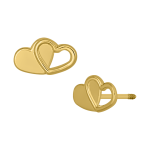 Corazon doble resacado mini