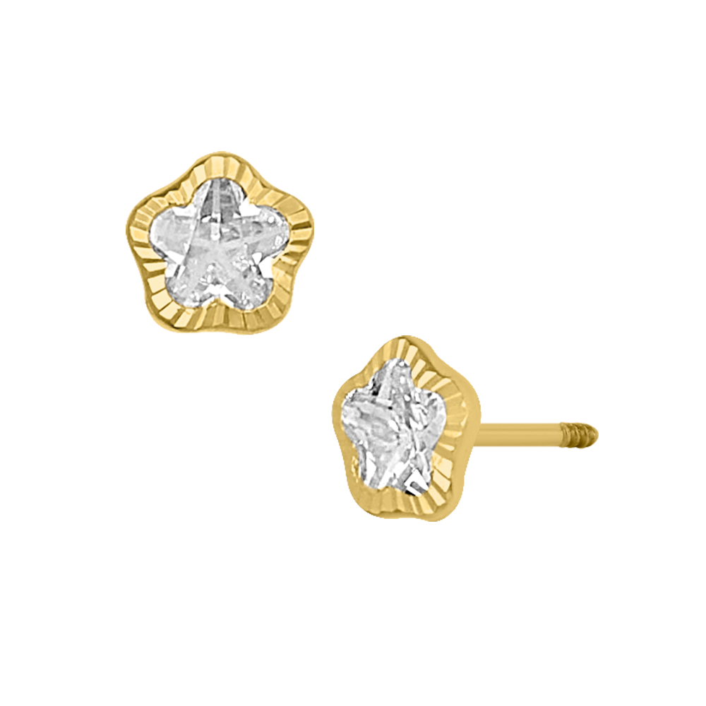 Flor bisel 5 diamantada