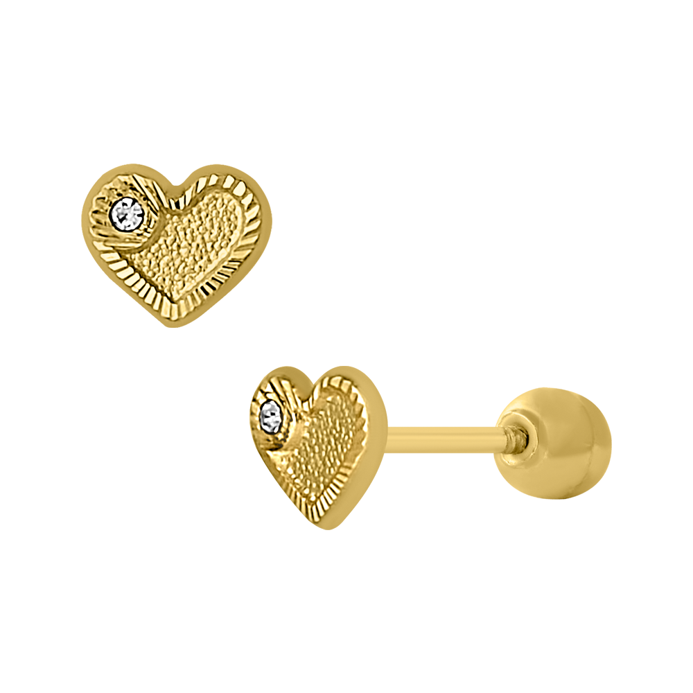 Corazon mini arenado y diamantado