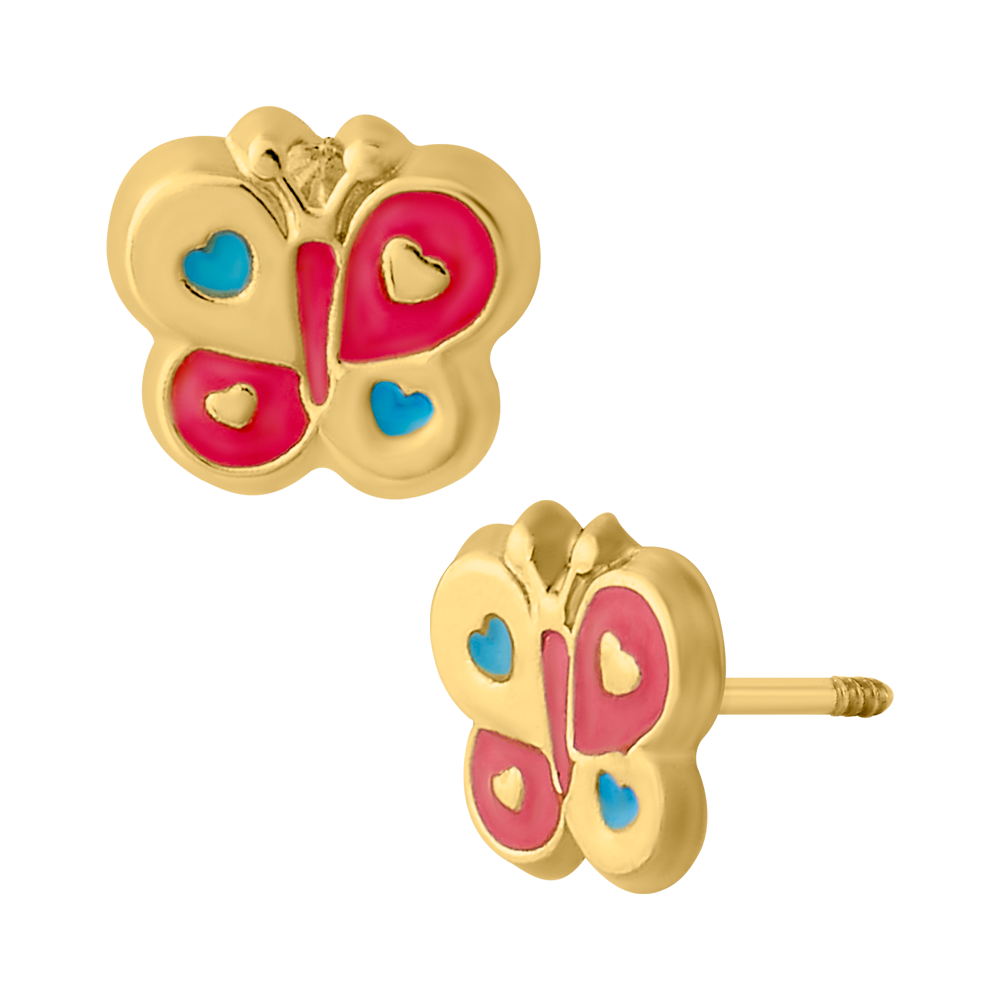 Mariposa con corazones