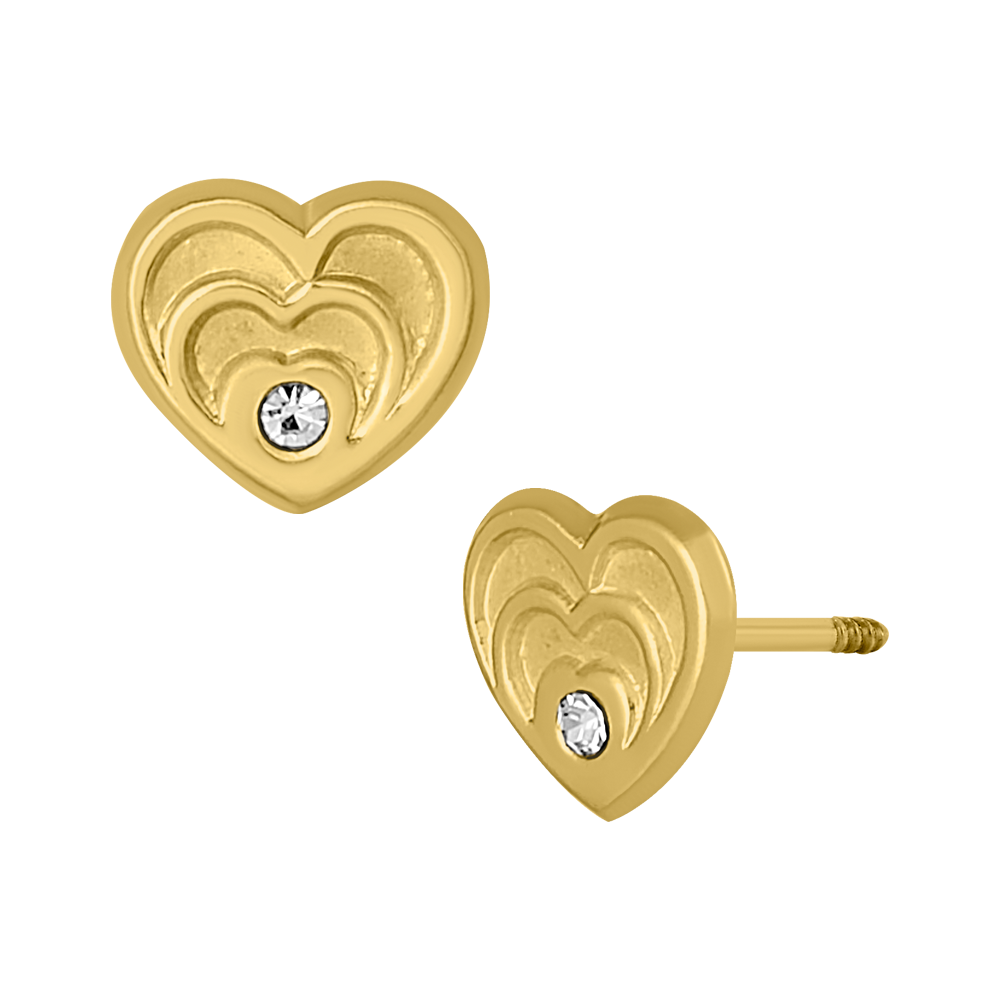 Corazon triple arenado y diamantado