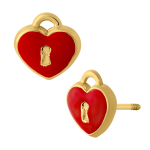 Corazon candado esmaltado