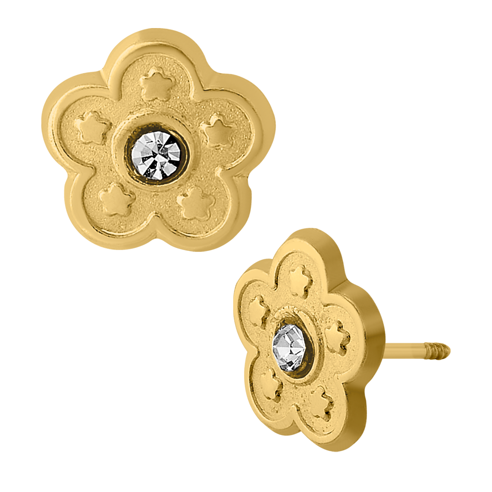 Flor con estrellas