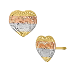 corazon triple de colores