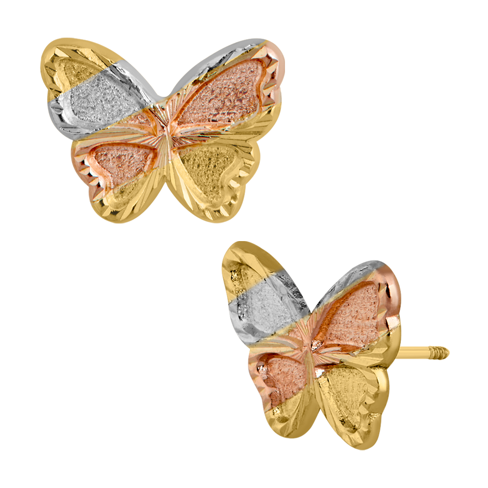 MARIPOSA DIAMANTADA DE COLORES