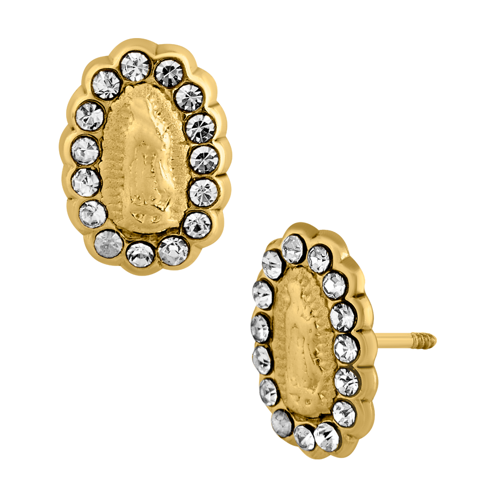 Virgen mini 15 piedras