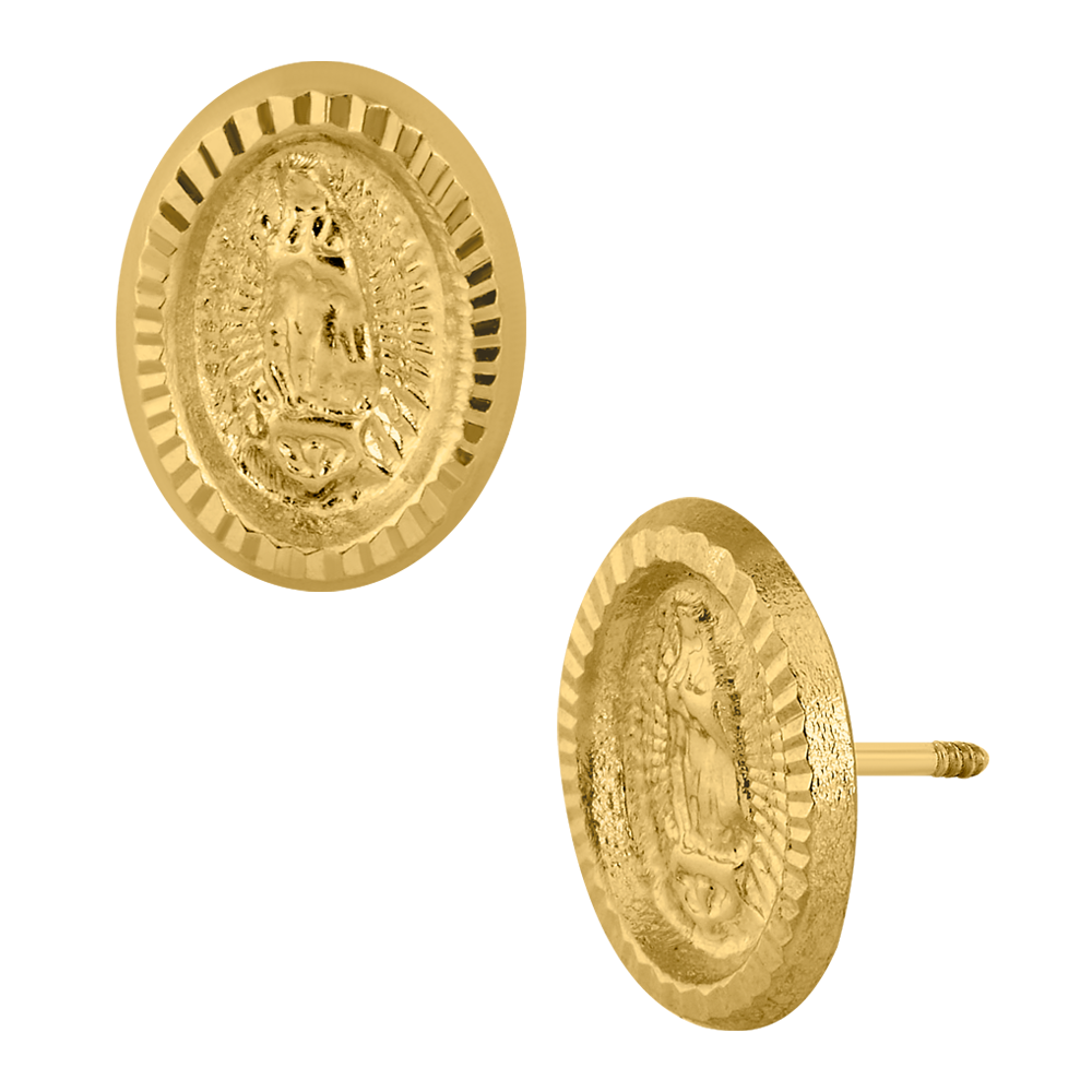 virgen oval diamantada