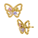 silueta mariposa 4 piedras