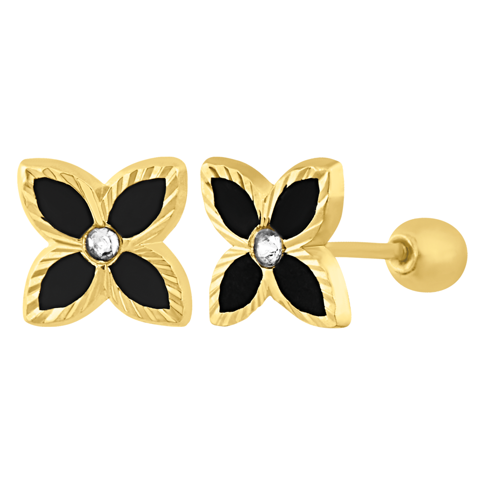 Flor berro esmaltada
