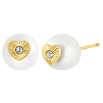 Perla 6 con corazón diamantado