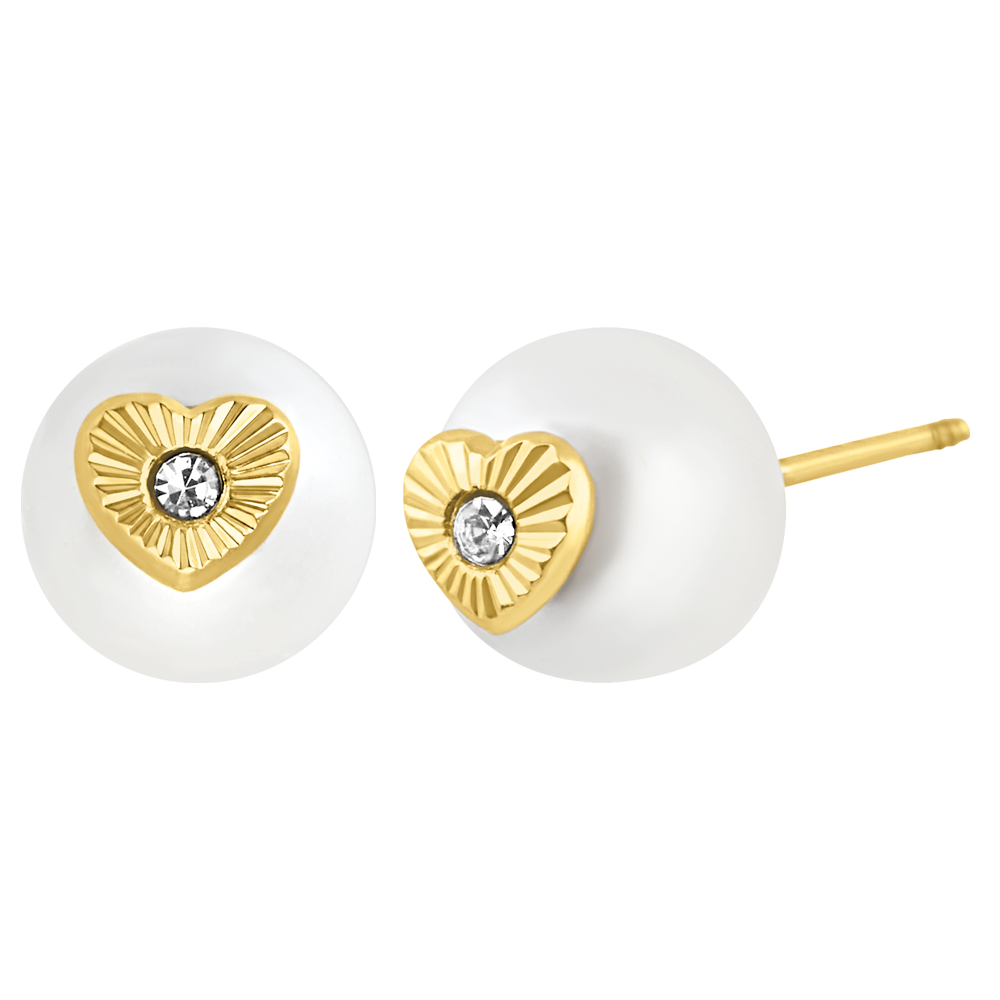 Perla 6 con corazón diamantado